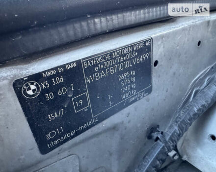 Серый БМВ Х5, объемом двигателя 3 л и пробегом 239 тыс. км за 11999 $, фото 42 на Automoto.ua