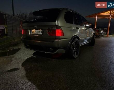Серый БМВ Х5, объемом двигателя 3 л и пробегом 210 тыс. км за 11500 $, фото 1 на Automoto.ua