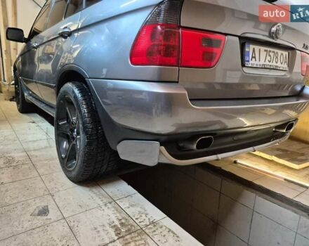 Серый БМВ Х5, объемом двигателя 3 л и пробегом 210 тыс. км за 11500 $, фото 7 на Automoto.ua