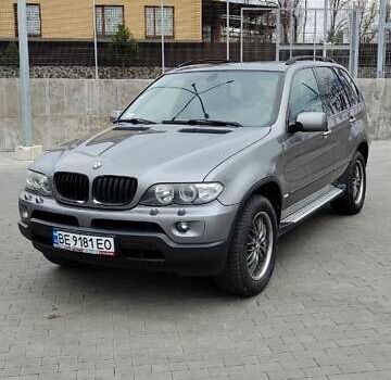 Серый БМВ Х5, объемом двигателя 3 л и пробегом 224 тыс. км за 12000 $, фото 2 на Automoto.ua