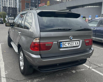 Серый БМВ Х5, объемом двигателя 3 л и пробегом 443 тыс. км за 11200 $, фото 2 на Automoto.ua