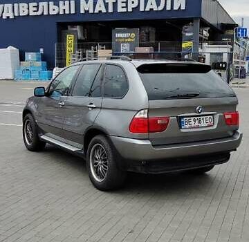 Серый БМВ Х5, объемом двигателя 3 л и пробегом 224 тыс. км за 12000 $, фото 4 на Automoto.ua