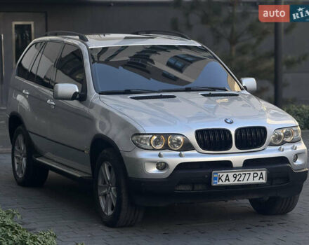 Серый БМВ Х5, объемом двигателя 3 л и пробегом 370 тыс. км за 10000 $, фото 2 на Automoto.ua