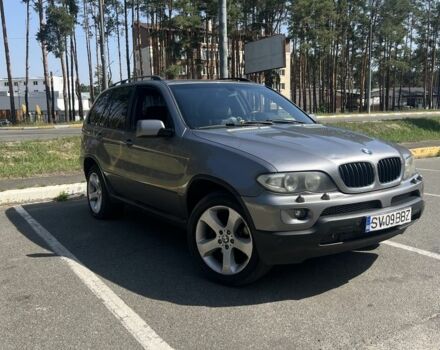 Серый БМВ Х5, объемом двигателя 3 л и пробегом 370 тыс. км за 5500 $, фото 3 на Automoto.ua
