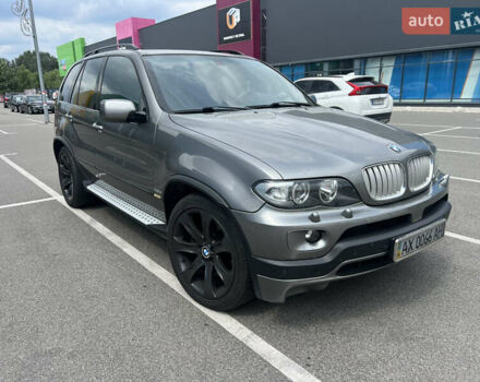 Серый БМВ Х5, объемом двигателя 4.8 л и пробегом 143 тыс. км за 18000 $, фото 3 на Automoto.ua