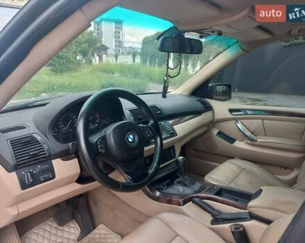 Серый БМВ Х5, объемом двигателя 3 л и пробегом 320 тыс. км за 8450 $, фото 9 на Automoto.ua