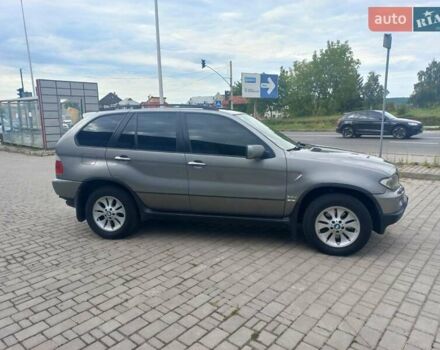 Серый БМВ Х5, объемом двигателя 3 л и пробегом 320 тыс. км за 8450 $, фото 3 на Automoto.ua