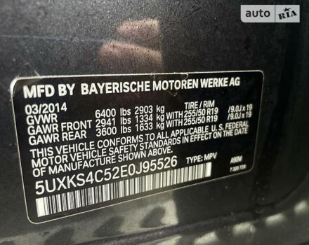 Сірий БМВ Х5, об'ємом двигуна 3 л та пробігом 167 тис. км за 33500 $, фото 15 на Automoto.ua