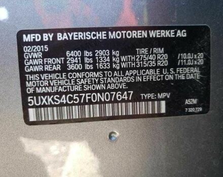 Сірий БМВ Х5, об'ємом двигуна 3 л та пробігом 90 тис. км за 4750 $, фото 13 на Automoto.ua
