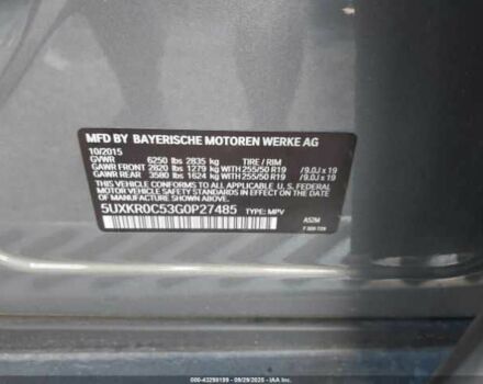 Сірий БМВ Х5, об'ємом двигуна 3 л та пробігом 54 тис. км за 6400 $, фото 8 на Automoto.ua