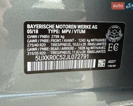 Сірий БМВ Х5, об'ємом двигуна 2.98 л та пробігом 116 тис. км за 35500 $, фото 58 на Automoto.ua