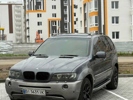 Серый БМВ Х5, объемом двигателя 4.4 л и пробегом 360 тыс. км за 5500 $, фото 1 на Automoto.ua
