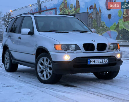 Серый БМВ Х5, объемом двигателя 3 л и пробегом 321 тыс. км за 8500 $, фото 1 на Automoto.ua