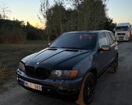 Серый БМВ Х5, объемом двигателя 3 л и пробегом 280 тыс. км за 3999 $, фото 1 на Automoto.ua