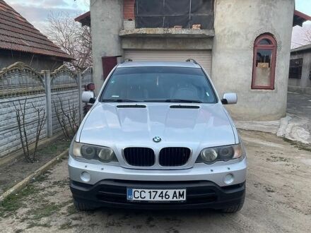 Серый БМВ Х5, объемом двигателя 3 л и пробегом 333 тыс. км за 3666 $, фото 1 на Automoto.ua