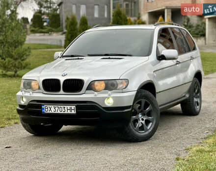 Серый БМВ Х5, объемом двигателя 3 л и пробегом 395 тыс. км за 7000 $, фото 1 на Automoto.ua