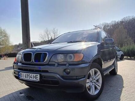Серый БМВ Х5, объемом двигателя 3 л и пробегом 432 тыс. км за 8500 $, фото 1 на Automoto.ua