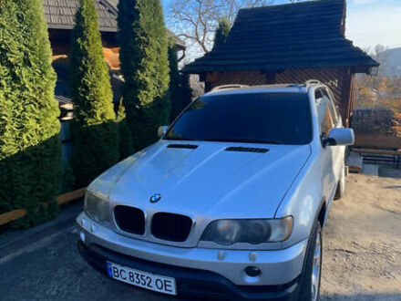Серый БМВ Х5, объемом двигателя 3 л и пробегом 280 тыс. км за 6600 $, фото 1 на Automoto.ua