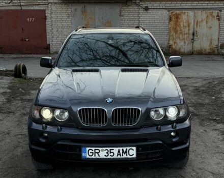 Серый БМВ Х5, объемом двигателя 3 л и пробегом 420 тыс. км за 5100 $, фото 1 на Automoto.ua