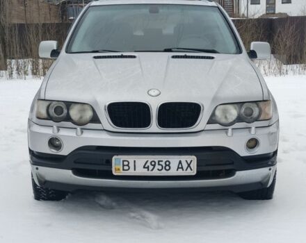 Серый БМВ Х5, объемом двигателя 3 л и пробегом 242 тыс. км за 6999 $, фото 1 на Automoto.ua