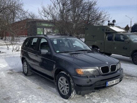 Серый БМВ Х5, объемом двигателя 3 л и пробегом 395 тыс. км за 5900 $, фото 1 на Automoto.ua