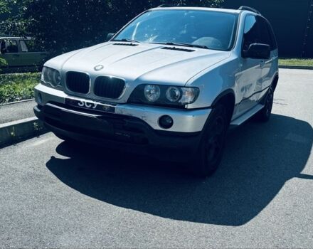 Серый БМВ Х5, объемом двигателя 3 л и пробегом 350 тыс. км за 3700 $, фото 1 на Automoto.ua