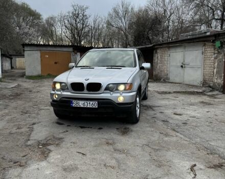 Серый БМВ Х5, объемом двигателя 3 л и пробегом 385 тыс. км за 3999 $, фото 1 на Automoto.ua