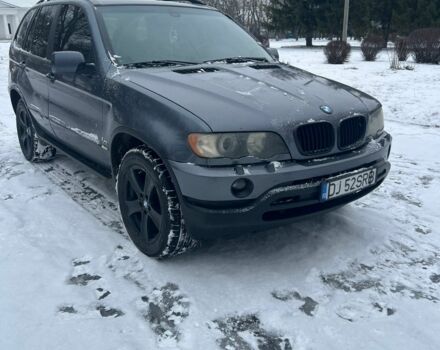 Серый БМВ Х5, объемом двигателя 3 л и пробегом 333 тыс. км за 4200 $, фото 1 на Automoto.ua
