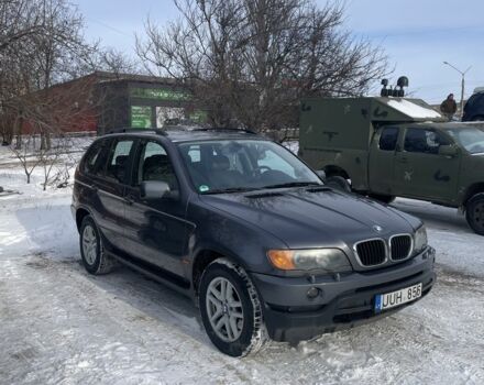 Серый БМВ Х5, объемом двигателя 3 л и пробегом 394 тыс. км за 6300 $, фото 1 на Automoto.ua