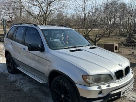 Серый БМВ Х5, объемом двигателя 3 л и пробегом 250 тыс. км за 4500 $, фото 1 на Automoto.ua
