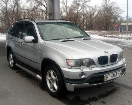 Серый БМВ Х5, объемом двигателя 3 л и пробегом 242 тыс. км за 6999 $, фото 1 на Automoto.ua