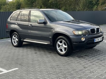 Сірий БМВ Х5, об'ємом двигуна 3 л та пробігом 481 тис. км за 4350 $, фото 1 на Automoto.ua