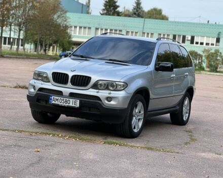 Серый БМВ Х5, объемом двигателя 3 л и пробегом 300 тыс. км за 8505 $, фото 1 на Automoto.ua
