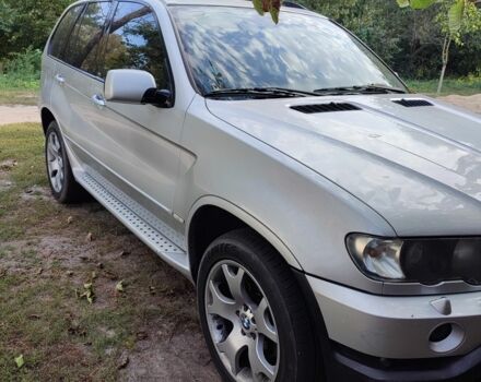 Серый БМВ Х5, объемом двигателя 3 л и пробегом 210 тыс. км за 9500 $, фото 1 на Automoto.ua