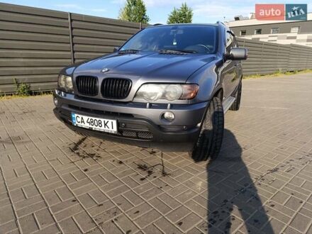 Серый БМВ Х5, объемом двигателя 3 л и пробегом 452 тыс. км за 11200 $, фото 1 на Automoto.ua