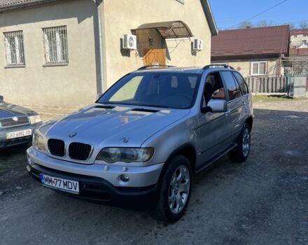 Серый БМВ Х5, объемом двигателя 3 л и пробегом 368 тыс. км за 4150 $, фото 1 на Automoto.ua