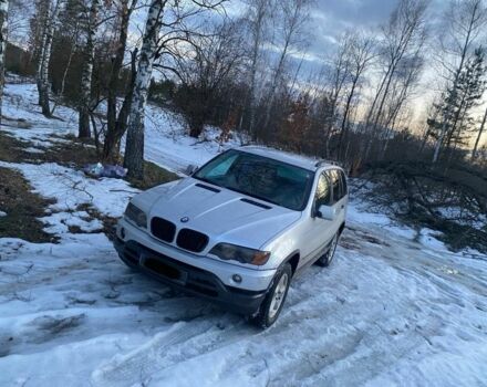 Серый БМВ Х5, объемом двигателя 3 л и пробегом 261 тыс. км за 4300 $, фото 1 на Automoto.ua