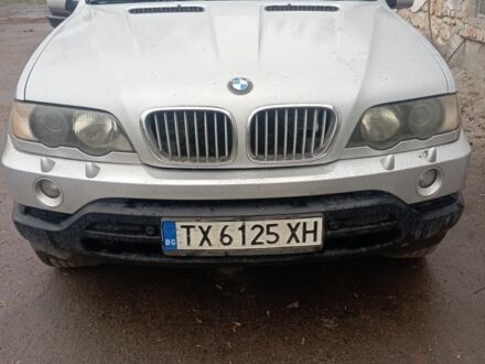 Серый БМВ Х5, объемом двигателя 3 л и пробегом 210 тыс. км за 4700 $, фото 1 на Automoto.ua