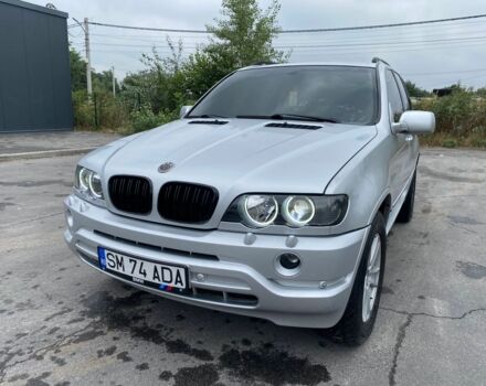 Серый БМВ Х5, объемом двигателя 3 л и пробегом 275 тыс. км за 5590 $, фото 1 на Automoto.ua