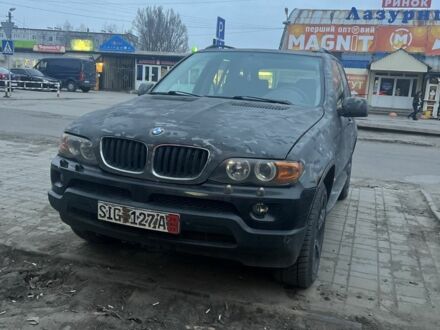 Серый БМВ Х5, объемом двигателя 3 л и пробегом 370 тыс. км за 4327 $, фото 1 на Automoto.ua