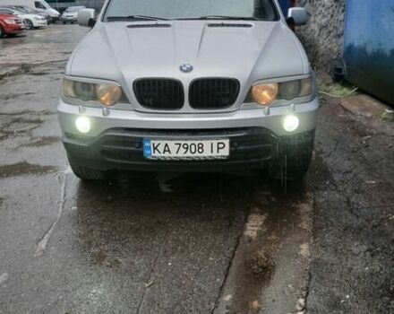 Серый БМВ Х5, объемом двигателя 3 л и пробегом 420 тыс. км за 7500 $, фото 1 на Automoto.ua