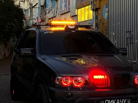 Серый БМВ Х5, объемом двигателя 3 л и пробегом 315 тыс. км за 8350 $, фото 1 на Automoto.ua