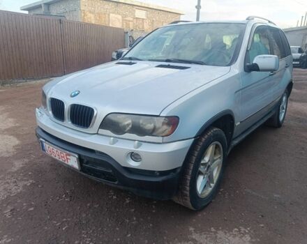 Серый БМВ Х5, объемом двигателя 3 л и пробегом 300 тыс. км за 4650 $, фото 1 на Automoto.ua