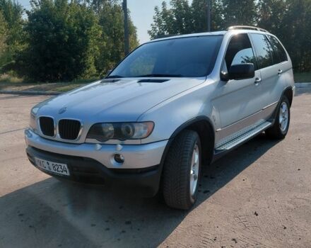 Серый БМВ Х5, объемом двигателя 3 л и пробегом 310 тыс. км за 4492 $, фото 1 на Automoto.ua