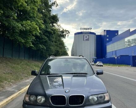 Серый БМВ Х5, объемом двигателя 3 л и пробегом 340 тыс. км за 3890 $, фото 1 на Automoto.ua