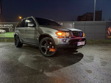Серый БМВ Х5, объемом двигателя 3 л и пробегом 333 тыс. км за 11500 $, фото 1 на Automoto.ua