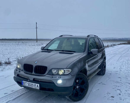 Серый БМВ Х5, объемом двигателя 3 л и пробегом 350 тыс. км за 10900 $, фото 1 на Automoto.ua
