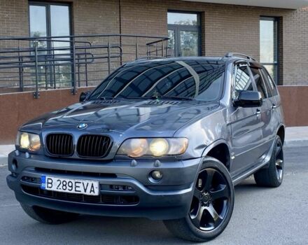 Сірий БМВ Х5, об'ємом двигуна 3 л та пробігом 300 тис. км за 4200 $, фото 1 на Automoto.ua