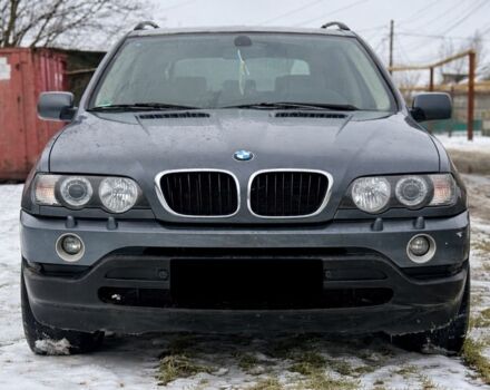 Серый БМВ Х5, объемом двигателя 3 л и пробегом 285 тыс. км за 4300 $, фото 1 на Automoto.ua