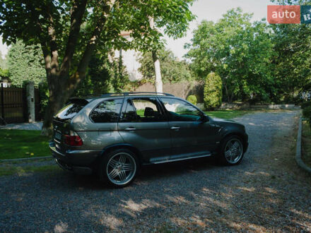 Серый БМВ Х5, объемом двигателя 3 л и пробегом 375 тыс. км за 19500 $, фото 1 на Automoto.ua